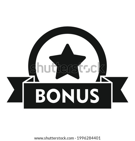 Bonus coin icon. Simple illustration of Bonus coin vector icon for web design isolated on white background