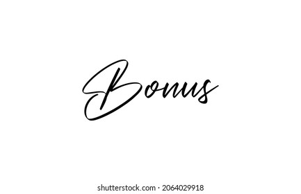 Bonus In the creative lettering style