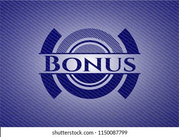 Bonus denim background