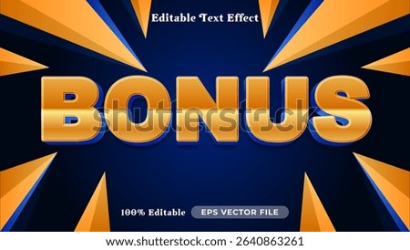 bonus editable text effect, lettering typography font style