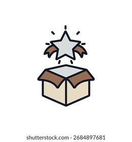 bonus gift icons. Simple vector icons With Background. Flat style design
