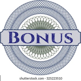 Bonus gold emblem or badge