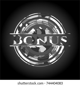 Bonus grey camo emblem