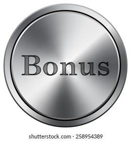 Bonus icon. Internet button on white background. EPS10 Vector. 