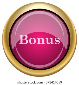 Bonus icon. Internet button on white background. EPS10 vector.