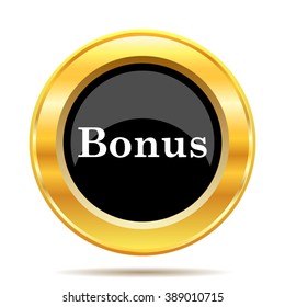 Bonus icon. Internet button on white background. EPS10 vector.