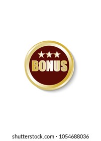 Bonus icon isolated