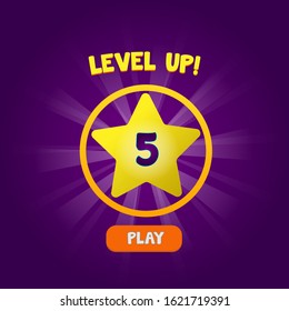 Bonus medals for design project, ui, casino banner. Game vector element. Level bonus cartoon achievement screen game icon. Vector interface GUI, mobile or web game