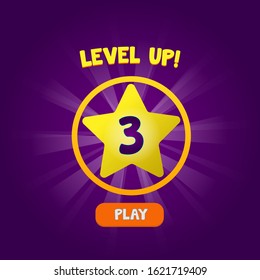 Bonus medals for design project, ui, casino banner. Game vector element. Level bonus cartoon achievement screen game icon. Vector interface GUI, mobile or web game