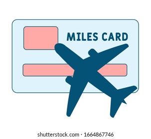 Bonus miles concept icon. Low cost flights idea thin line illustration. Discount tickets. Rewards airline credit card. Miles purchase. Aircraft travel.   for your web mobile logo app UI design.