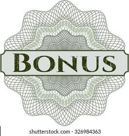 Bonus money style rosette