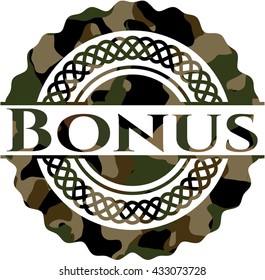 Bonus on camo texture
