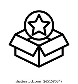 Diseño de Vector de icono de contorno de bonificación Bueno para el Web o el App móvil