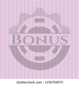 Bonus pink emblem