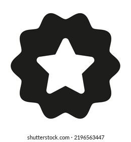 Puntos de bonificación, icono Descuento. Estrella de lealtad, ilustración vectorial