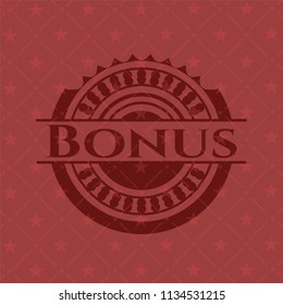 Bonus retro red emblem