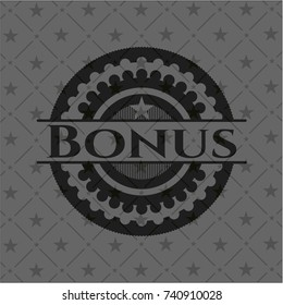 Bonus retro style black emblem