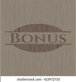 Bonus retro wood emblem