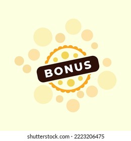 bonus sign receiving a prize for websites or posters