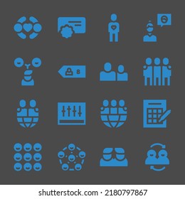 bonus web icons. Friends and Reward, Friend and Friends symbol, vector signs
