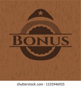 Bonus wooden emblem. Retro