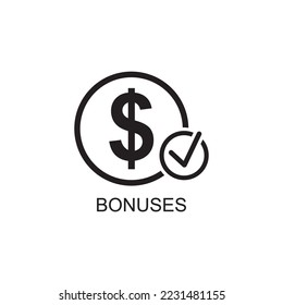 bonuses icon , gift icon vector
