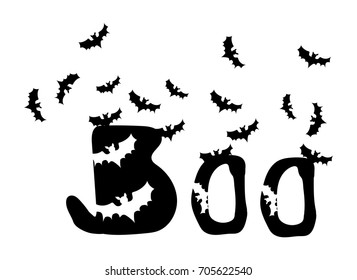 Boo with bat card