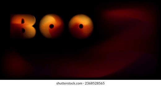 Boo Boo-oo-oo exclamation marks. Funny design with Halloween quotes in black