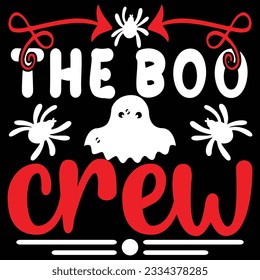 The boo crew, design and vector file.