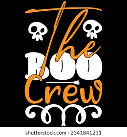 The Boo Crew, design and vector file.