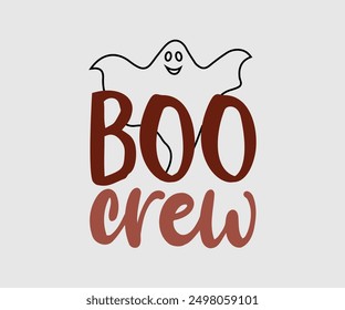 Boo Crew, Halloween, Ghost, Spooky Season, witch, Halloween Funny, t shirt