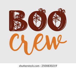 Boo Crew, Halloween, Ghost, Spooky Season, witch, Halloween Funny, t shirt