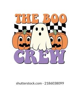 the boo crew, halloween t shirt, halloween