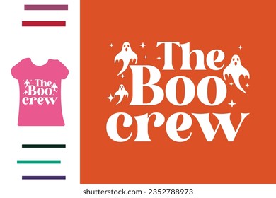 The boo crew t shirt design