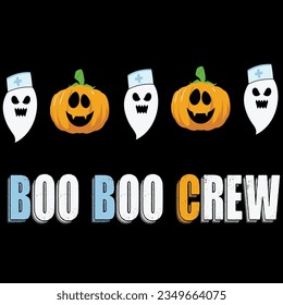 Boo boo crew t-shirt design