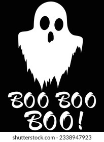 Boo boo boo EPS file for cutting machine. You can edit and print this vector art with EPS editor. svg