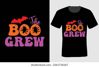 Boo halloween t shirt design
