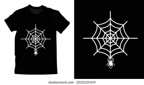Boo!" Halloween T-Shirt Kunstwerk Vektor. Halloween Spooky Season Graphic T-Shirt Vorlage.