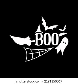 Boo - Halloween T-shirt Design