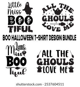  Boo Vector de Paquete de diseño de camiseta de Halloween, negro, negro, asustadizo, horror, miedo, hechicero, vacaciones
