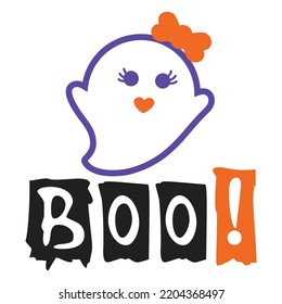 Boo Happy Halloween Shirt Print Template Sweeet Halloween Pumpkin candy Scary Boo Witch Spooky Bat Vintage Retro Grim Reaper Fairy hocus pocus, Sanderson sisters vector