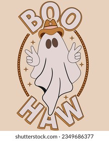 Boo Haw Halloween T-shirt Design