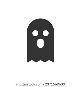 Boo icon isolated on white background. Halloween symbol modern, simple, vector, icon for website design, mobile app, ui. Vector Illustration