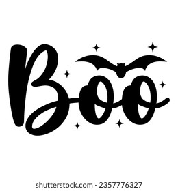 Boo lettering Can be printed as t-shirt, greeting cards, gift or room and office decoration. Also can be social media post content