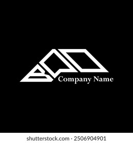 BOO logo design, BOO simple and modern logo. BOO luxurious alphabet design  