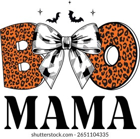 Boo Mama t shirt design