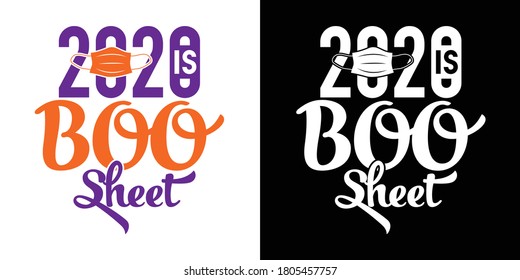 Boo Sheet Printable Vector Illustration