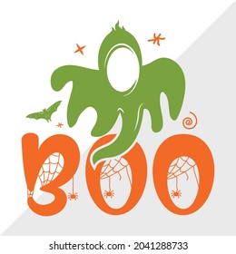 Boo SVG Printable Vector Illustration