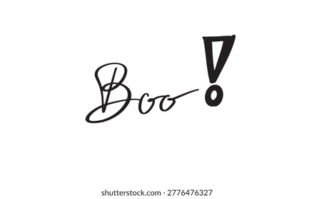 BOO text font calligraphy hand written lettering script black color object icon BOO happy halloween day 31 thirty one day date october month ghost fear horror boo halloween day boo scarey creepy ghost