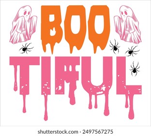 Boo Tiful Svg,Funny Svg,Witch Svg,Ghost Svg,Halloween Svg,Halloween Retro,Typograpy T-shirt,Says Svg,Christian Svg,Cut File,Silhouette